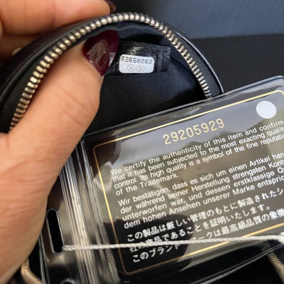 Chanel Matelasse round Pearl Chain Lambskin Shoulder Crossbody Bag - Picture 5 of 16